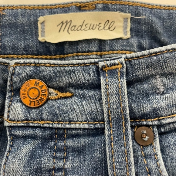 Madewell Curvy High-Rise Skinny Jeans Drop Step-Hem Edition Size 26 - Picture 3 of 6